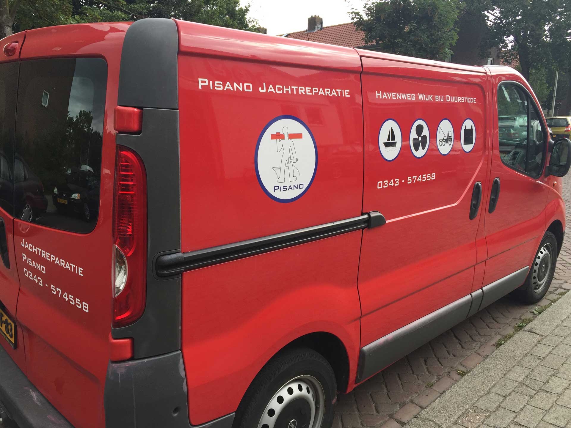 Servicebus Jachtreparatie Pisano